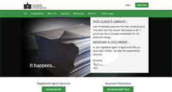 Desktop Screenshot of delawareregisteredagent.com